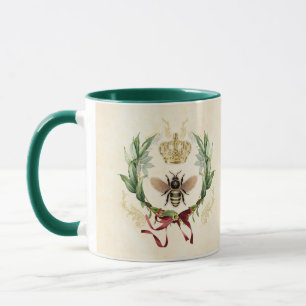Moderne Vintage Botanische Königin Tasse