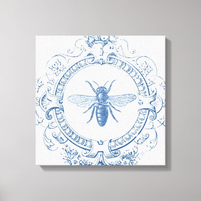 Moderne Vintage französische Bauernpflanze Leinwanddruck (Vorderseite)