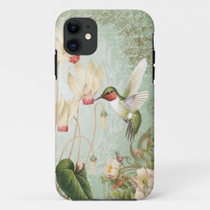 Moderne Vintage französische Kolibris Case-Mate iPhone Hülle