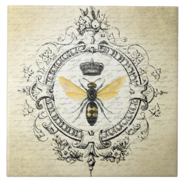 moderne Vintage französische Königinbiene Fliese