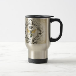 MODERNE VINTAGE französische Königinbiene Reisebecher