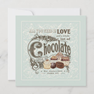 moderne Vintage französische Schokoladen