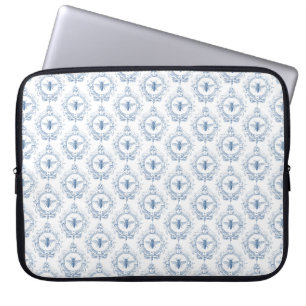 Moderne Vintage französisches Bauernhaus Biene Laptopschutzhülle