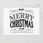 moderne Vintage frohe Weihnachten<br><div class="desc">moderne Vintage frohe Weihnachten</div>