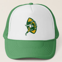 Moderne Vintage GB Football 2.0 Trucker-Mütze Truckerkappe