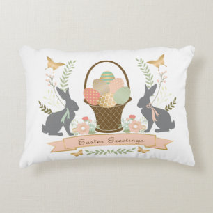 Moderne Vintage Grafische Osterkollektion Zierkissen
