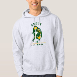 Moderne Vintage Green Bay Football Est. Hoodie