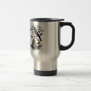 moderne Vintage Halloween Crop and Skull Reisebecher