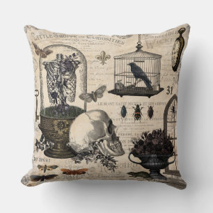 Moderne Vintage-Halloween-Garten Kissen