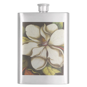 moderne Vintage-Magnolie Flachmann