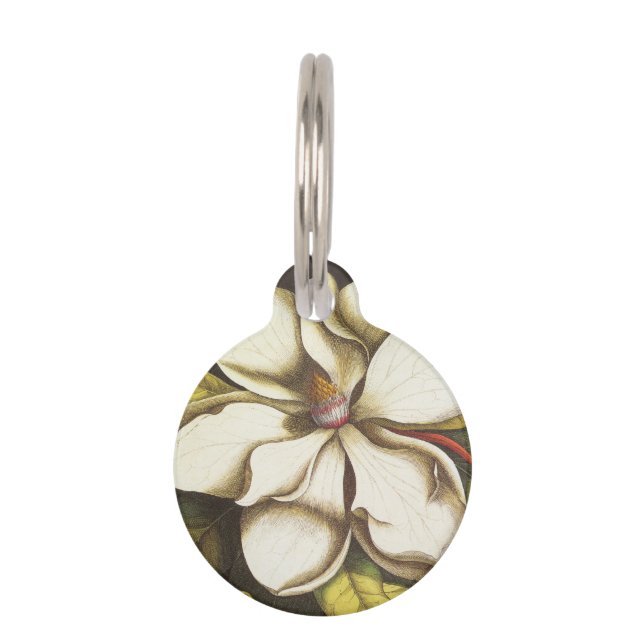 moderne Vintage Magnolie Tiernamensmarke (Vorderseite)