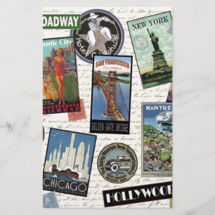 moderne Vintage Reise USA