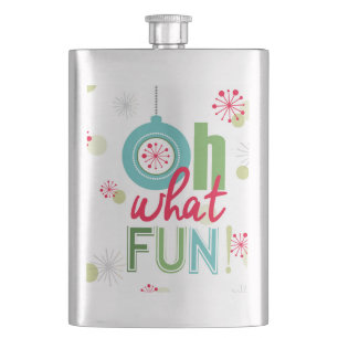 moderne vintage retro Weihnachten Typografie Phras Flachmann
