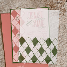 Moderne Vintage Smaragdgrüne Gemütliche Argyle-Hoc