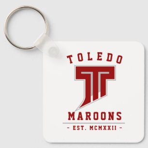 Moderne Vintage Toledo Maroons Est. Schlüsselanhänger