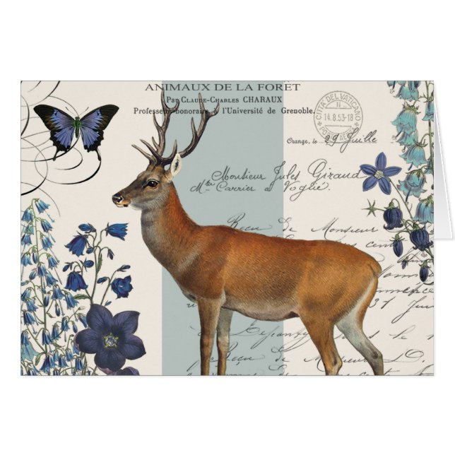 moderne Vintage Waldrotwild (Vorderseite (Horizontal))