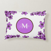 Moderne Violette Monogramm