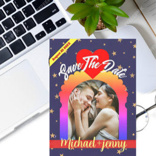 Moderne VIP Minimalistische personalisieren Foto H Einladung