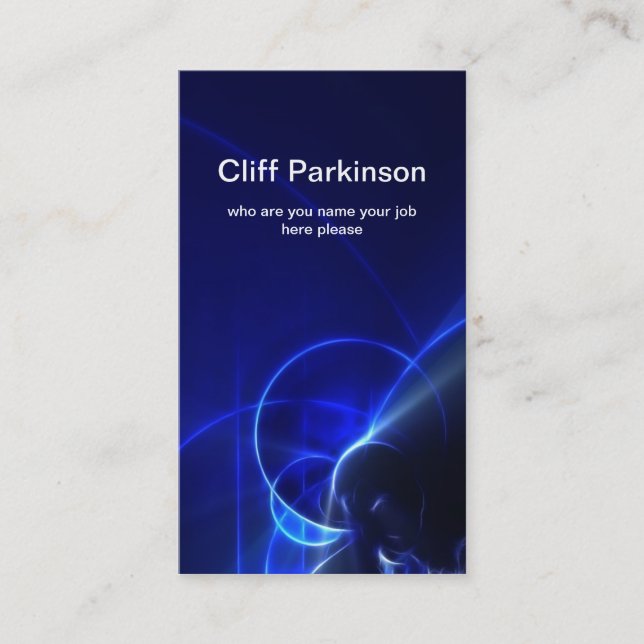 moderne Visitenkarte (Vorderseite)