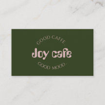 Moderne Visitenkarte für Coffeeshops | Café-Brandi
