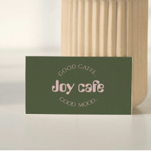 Moderne Visitenkarte für Coffeeshops | Café-Brandi