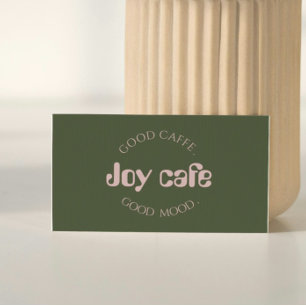 Moderne Visitenkarte für Coffeeshops   Café-Brandi