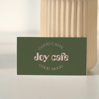 Moderne Visitenkarte für Coffeeshops | Café-Brandi