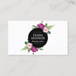 Moderne Visitenkarte für den Blumensalon