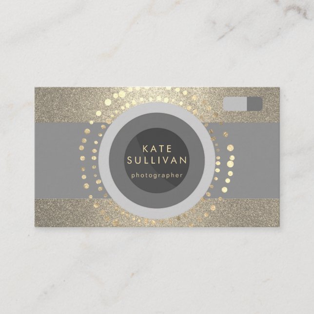 ・ Moderne Visitenkarte für Fotografen (Vorderseite)