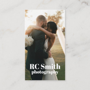 Moderne Visitenkarte für Fotografen