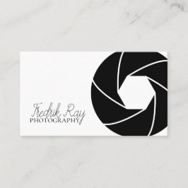 Moderne Visitenkarte für Fotografen