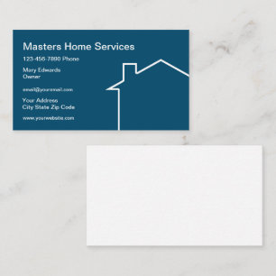 Moderne Visitenkarte für Home-Service-Unternehmen