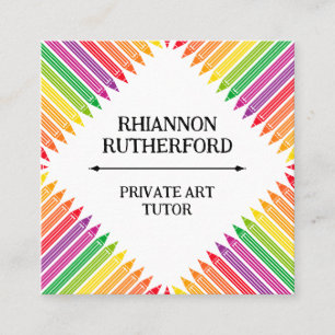 Moderne Visitenkarte für Nachhilfelehrer