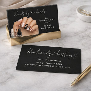 Moderne Visitenkarte für Nageldesigner