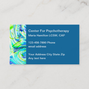 Moderne Visitenkarte für Psychotherapeuten im Bere