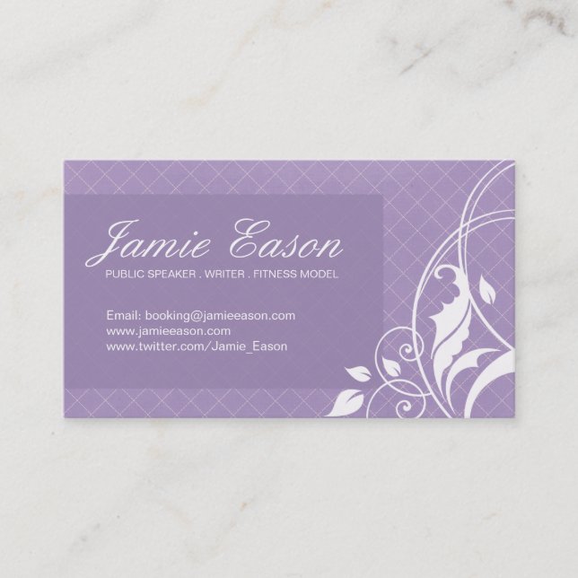 Moderne Visitenkarte - Jamie Eason (Vorderseite)