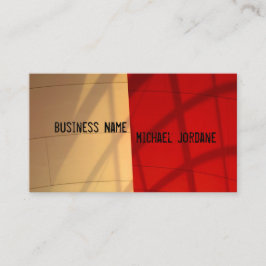 Moderne Visitenkarte - modernes männliches RETRO