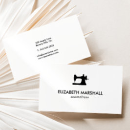 Moderne Visitenkarte Nr. 73 | Nähmaschine