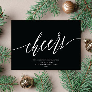 Moderne Visitenkarte ohne Foto Feiertagskarte