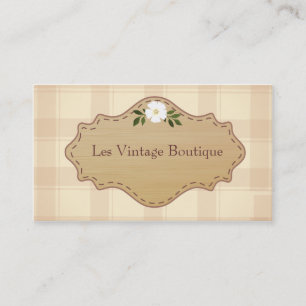 Moderne Visitenkarte Vorlage - Vintage Boutique