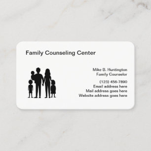 Moderne Visitenkarten für Familientherapie-Dienstl Visitenkarte