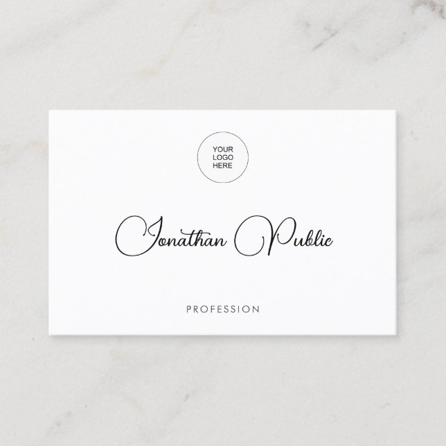 Moderne Visitenkarten Logo für das Unternehmen hin Visitenkarte (Vorderseite)