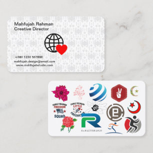 Moderne Visitenkarten   Premium Creative Branding Visitenkarte