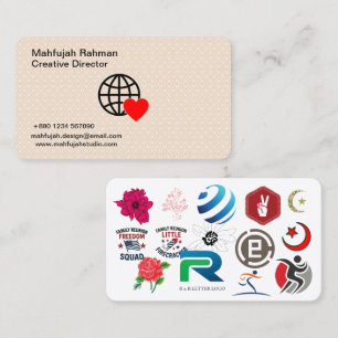 Moderne Visitenkarten   Premium Creative Branding Visitenkarte