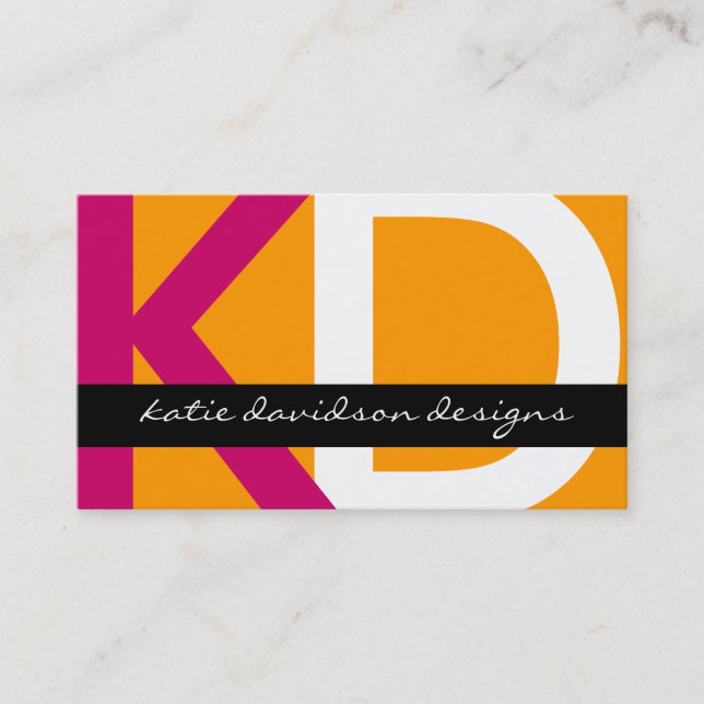 Moderne Visitenkarten Visitenkarte (Vorderseite)