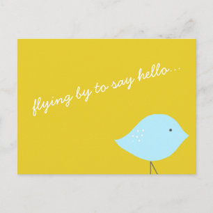Moderne Vogel-Postkarte Postkarte