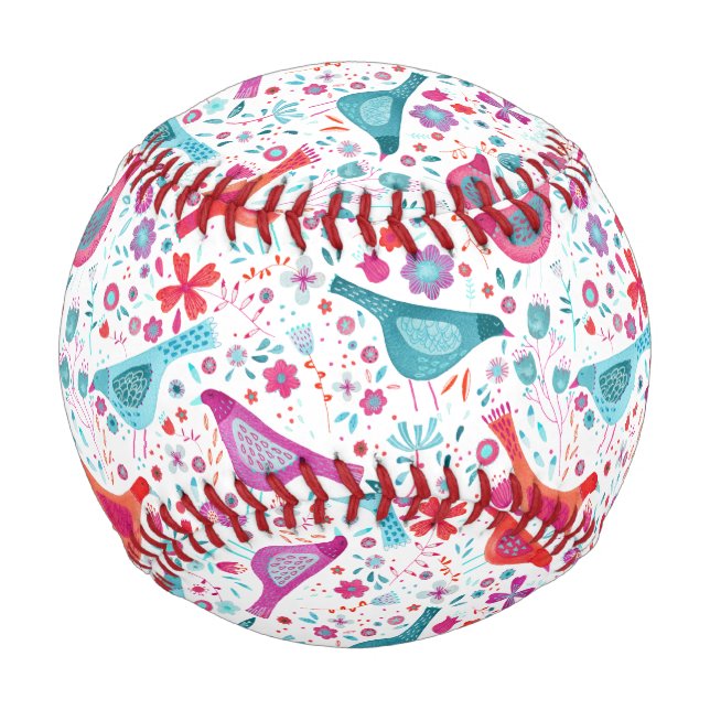 Moderne Vogelfarbe Baseball (Vorderseite)