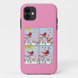 Moderne Vogelpaarung ruft Comic auf Case-Mate iPhone Hülle