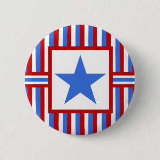 Moderne Volkskunst-amerikanischer patriotischer Button