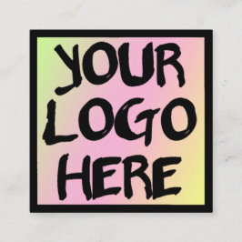 Moderne Vorlage für Berufliche Visitenkarten Quadratische Visitenkarte